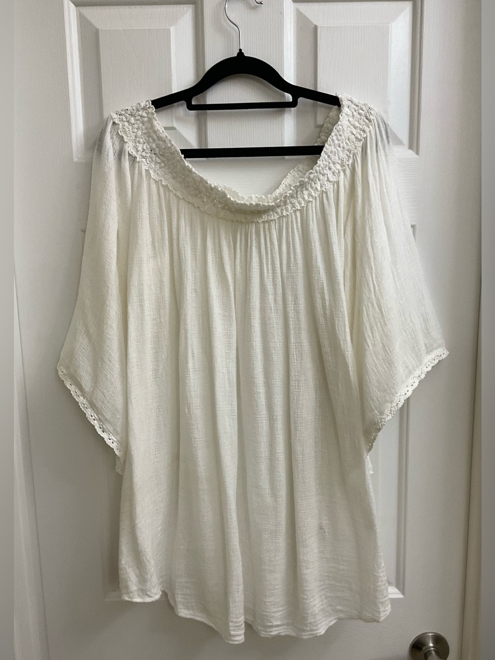 BILLABONG Rayon and Cotton Flowy Top Tunic Length Size L